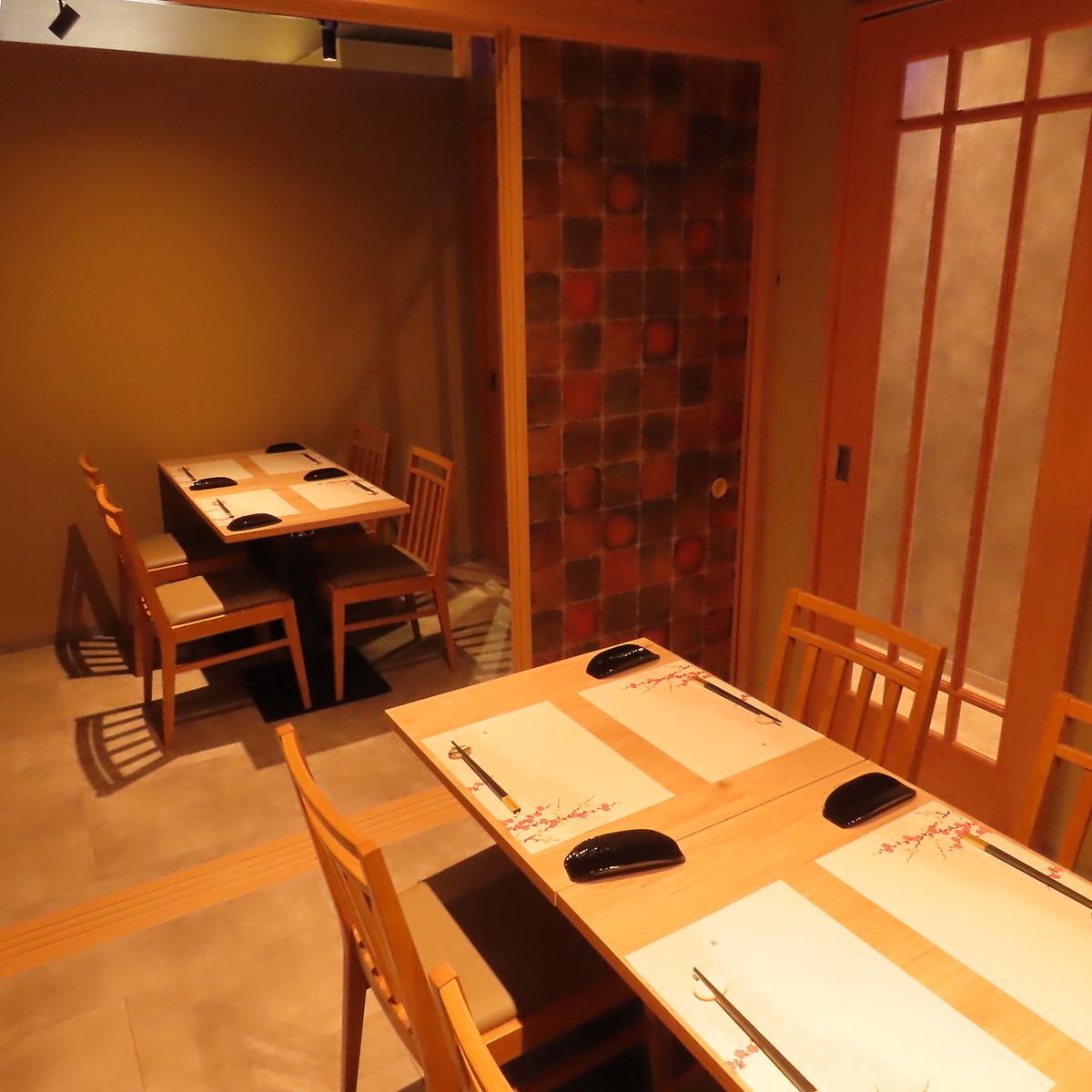 大人な雰囲気の個室席あります!