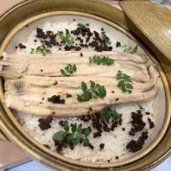 穴子と山椒の土鍋