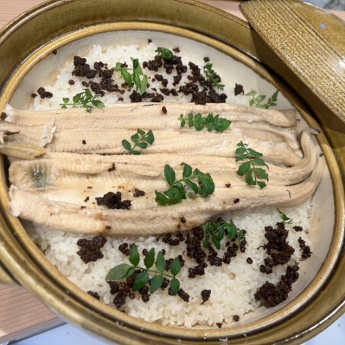 穴子と山椒の土鍋