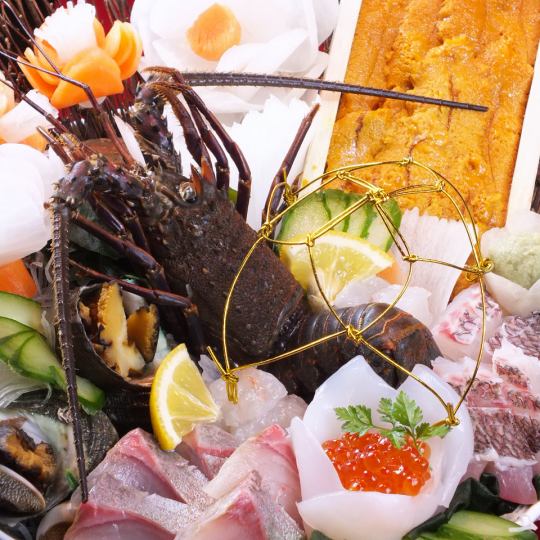享受五种感官...“极乐”套餐【12种精选菜肴，11,000日元*仅食物套餐】