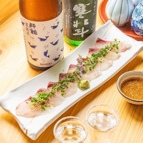 我们最受欢迎的菜肴：芝麻鰤鱼！