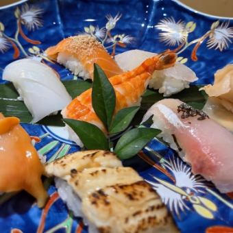 【ランチ】ちょっと贅沢なランチ・接待・会食にも最適◎こだわりのおまかせ7貫鮨御膳