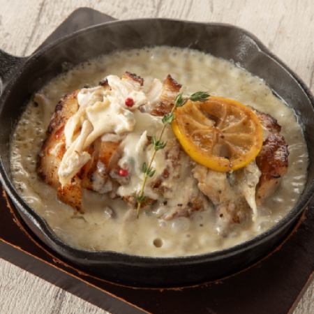 Grilled Chicken with Gorgonzola Cheese Sauce