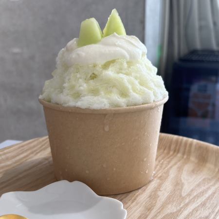 かき氷（メロン）