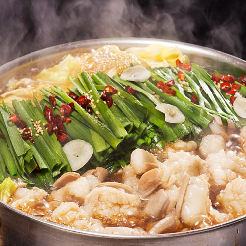 博多風国産牛もつ鍋（醤油ベース）