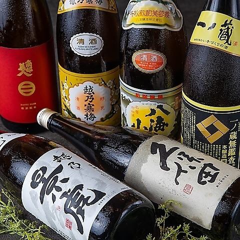 銘酒からポピュラーなものまで品数豊富なラインナップ!