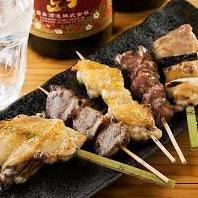 《焼き鳥》串五本盛り