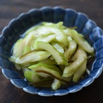 セロリの漬物