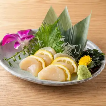 ホタテのお刺身