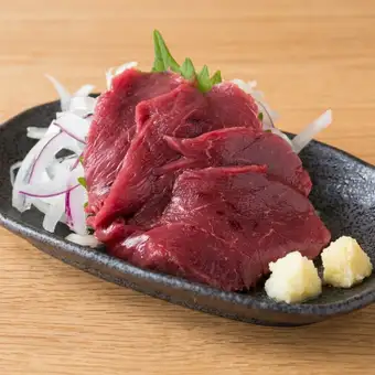 馬刺しの赤身