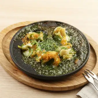 キノコつぶ貝バター焼き