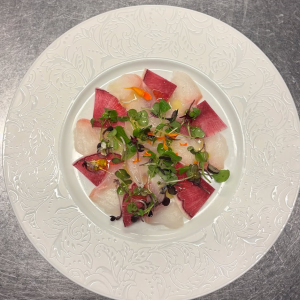 高知県宿毛湾より本日の鮮魚カルパッチョ