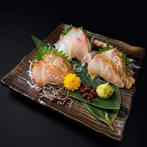 真鯛の昆布〆三種盛り