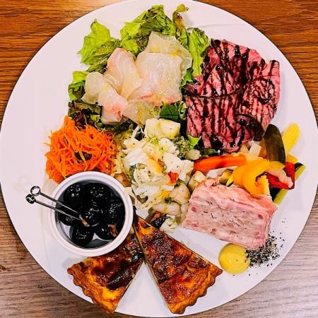 本日のシェフおすすめ前菜盛り合わせ