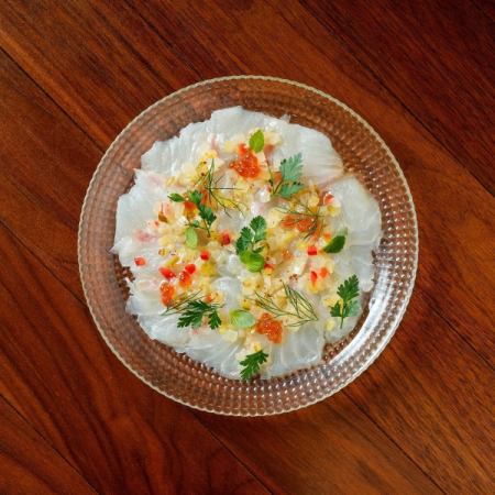 本日入荷 鮮魚のカルパッチョ
