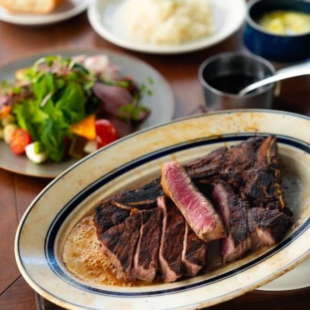 Special Launch B◆旬のこだわり前菜盛合せ◆氷温熟成骨付き(Lボーン)ステーキ★