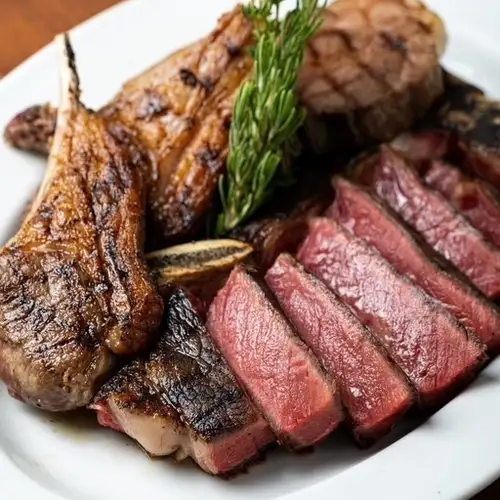 Charcoal-grilled meat platter (3 types)