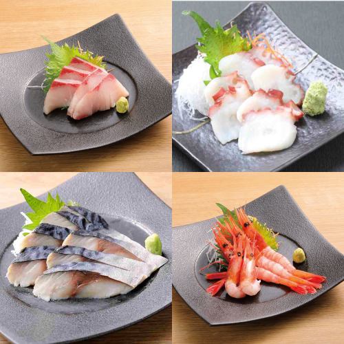 Various sashimi