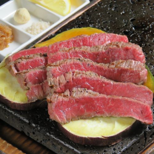 Japanese beef Ichibo stone-grilled [Niigata Prefecture]