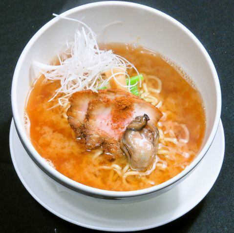 牡蠣ラーメン!!