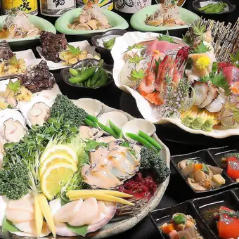 【7/1～】うなりの夏の定番!!貝の冷しゃぶ!! 納涼貝プラン!!＜2H飲放付＞全10品7000円