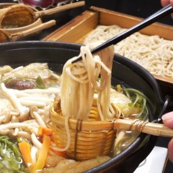 [For New Year's parties and welcome parties] 120 minutes all-you-can-drink [Soba shabu-shabu hotpot] course with 7 dishes, weekday-only reservation benefits ★ 6,000 yen