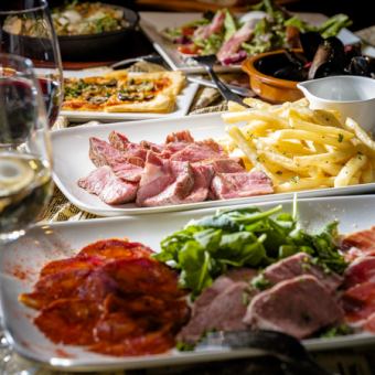 【送別会にオススメ☆】ソーレコース♪牛サーロインステーキ入り全10品2時間飲み放題付き5000円