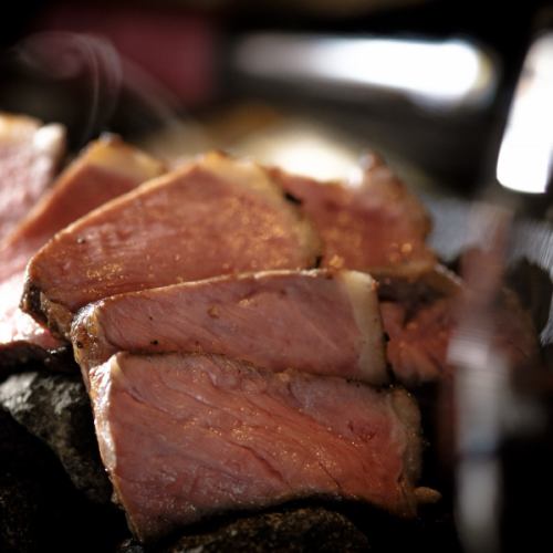 圧巻のボルケーノステーキ!!