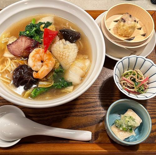 五目あんかけタン麺セット