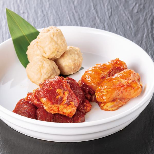 Delicious ♪ Perfect to accompany alcohol and rice ◎ Great value assortment of 3 specialties!