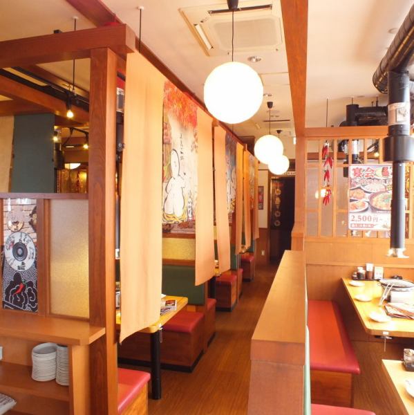 ゆったり過ごせる宴会・気兼ねなく過ごせる女子会・プチ同窓会にもおすすめ☆美味しいお肉を焼きながら、おしゃべりにも華が咲きます♪人数・ご予算の相談もお気軽に店舗迄お問い合わせください！