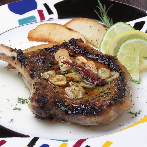 [Most popular] Herb grilled pork loin on the bone