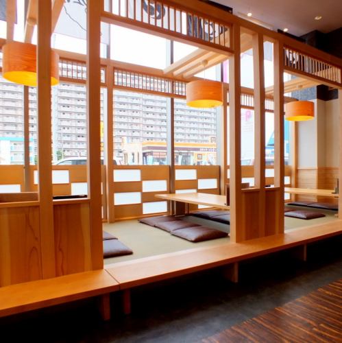 The banquet is a Japanese-style room, and Sado Sushi Benkei can accommodate 1 to 20 people!