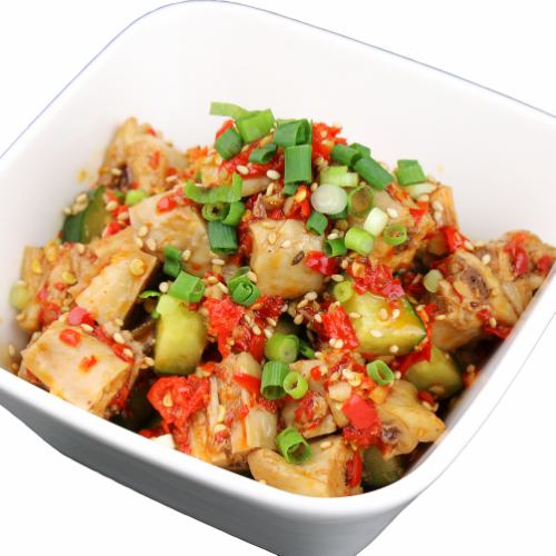 Chicken chili and garlic with Chinese miso