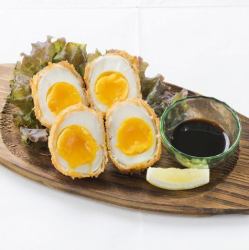 半熟玉子 肉巻き天ぷら