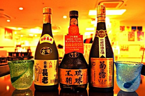 泡盛も充実しています！