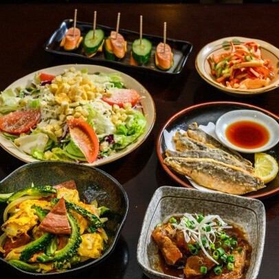 【ネーネーズセット(3～4人前)】ゴーヤや軟骨ソーキで沖縄の活力を丸ごと堪能！◆3800円(税込)