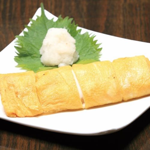 Teppanyaki restaurant rolled egg