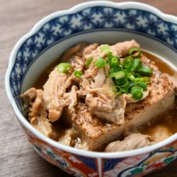 じっくり煮込んだ肉豆腐