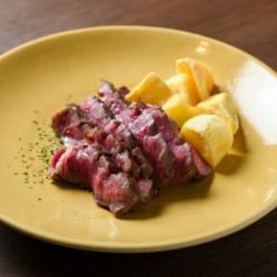 焦がしバターのビフテキ