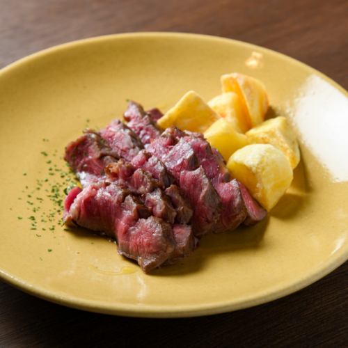 焦がしバターのビフテキ