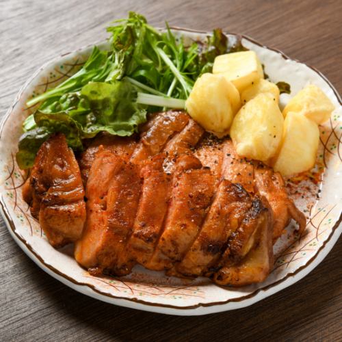 鶏モモ肉のスパイシーグリル