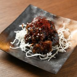 豚バラなんこつの黒酢酢豚