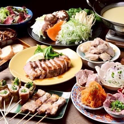 11/18~◇当店イチオシ!◇博多名物水炊き鍋に豚ロースステーキなど<120分飲み放題>6000円