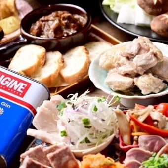 イチオシ◇博多串3種×チキン南蛮×牛赤身ステーキまで◆九州堪能コース<120分飲み放題>6000円