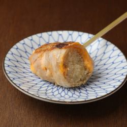Pork, Enoki Mushrooms, and Cheese