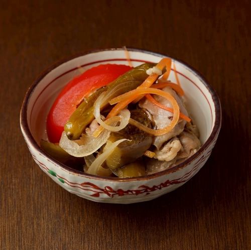 鶏ハラミの南蛮漬け