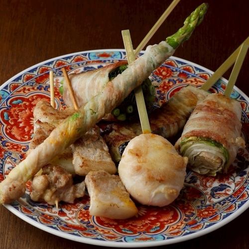 博多の野菜巻き串を堪能♪