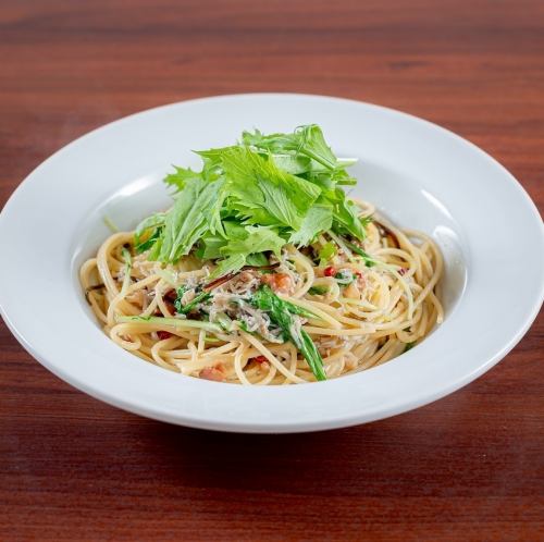 【パスタセット】しらすと梅の旨みオイルパスタ
