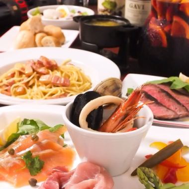 ★Women Only★ Gourmet Girls' Night Out!! <9 dishes total> 3,280 yen (tax included) (+1,700 yen for 90 minutes of all-you-can-drink♪)